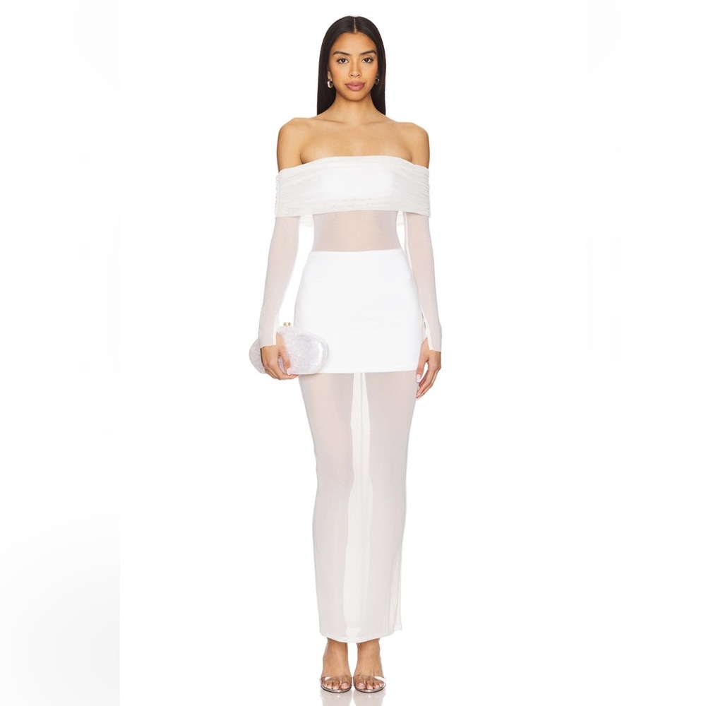 Lovers + Friends White Maxi Dress